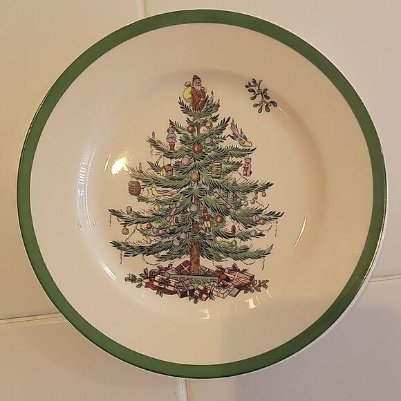 Vintage Spode 7.75" salad/bread/dessert plates set of 4 - Picture 5 of 5